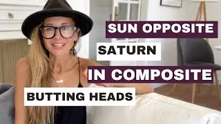 Sun opposite Saturn in Composite - Butting Heads