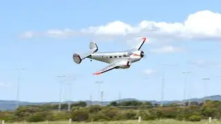 NEW Beechcraft (Twin Beech) D18 replica from E-flite | Flying at HMAC