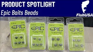 The Epic Baits Tungsten Bead is a MUST ADD to Carolina and Texas Rigs