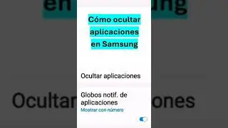 Cómo ocultar aplicaciones en Samsung