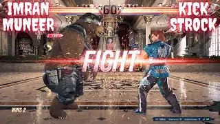 IMRAN MUNEER (KUMA) VS KICKSTROKE (HWOARANG) - TEKKEN 8