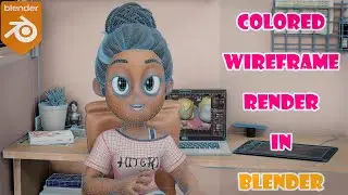 How to Create Wireframe Render & Animations in Blender