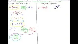AP Calculus BC Notes Infinite Geometric Series Part 2