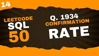 leetcode | sql 50 | question 1934 |  confirmation-rate