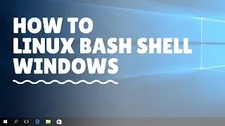 Linux bash on Windows 10