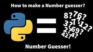 How to make number guesser in Python??