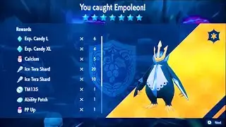 HOW TO BEAT 7 STAR EMPOLEON TERA RAID in Pokémon Scarlet & Violet #nintendo #pokemon