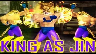 [TAS] King With Jin's Moves Gameplay - Tekken 3 (Arcade Version) (Remake)