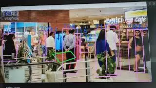 Computer Vision - Person Counting and Detection Project Real Time Video Processing ( Shopping Mall )