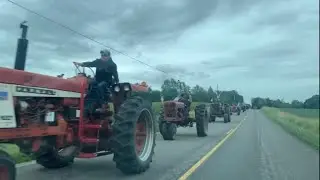 Multi Mile Long Tractor Parade - August 2022 - Clinton MI