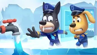 Sihir pembekuan | Keamanan Rumah | Animasi Lucu | Kartun Anak-anak | Kepala Polisi Labrador