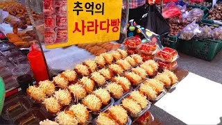 Glutinous rice donuts made by artisans with 20 years of experience / korean street food