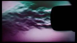 Hair dryer in schlieren photography