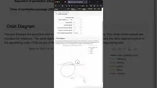 Astrodynamics for our Meteor Project: Argument of perihelion 5/6 #space #science
