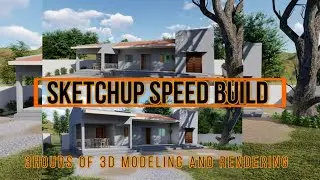 3 hours of SketchUp modeling and Lumion Rendering