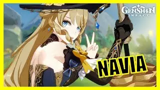 Navia Protects Poisson From Being Destroyed Cutscene (Navia's Story Quest) - Genshin Impact