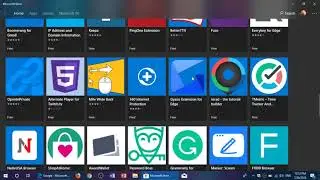 Windows 10 Microsoft Edge extensions how to get them