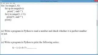 Computer Science XI Revision - I Python