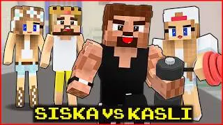 MINECRAFT MUSCULAR POOR FAMILY VS SKINNY RICH FAMILY! 😱 - Minecraft