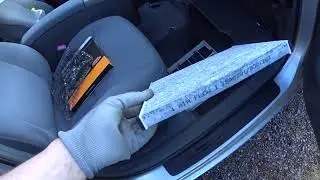 Replacing the air and cabin filter in Toyota Prius 20