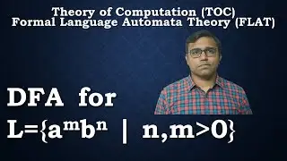 DFA for Language  L= am bn   | DFA for Language | Theory of Computation