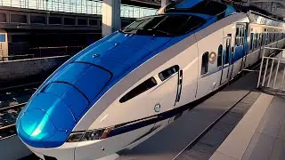 北陸新幹線W7系 車輌内細部 客席・シート・トイレ・連結部