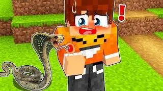 ZOSTAŁEM UKĄSZONY PRZEZ JADOWITEGO WĘŻA w Minecraft!