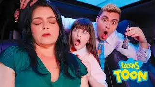 LUCCAS NETO E GI ACORDAM A MAMÃE !!!