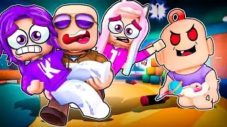 I Babysat a Giant Evil Baby! | Roblox