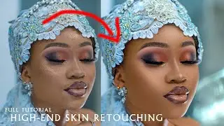 Retouching Class : High End skin Retouching ,Photoshop