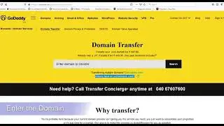 Domain transfer with authorization code in GoDaddy #viral #domaintransfer #authorization
