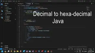 Write a Java program to convert a decimal number to hexadecimal number   Decimal number to Hexa