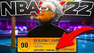 I USED MY FIRST EVER BUILD on NBA 2K22 in the STAGE! BEST OLD META 6'2 PLAYMAKING SHOT CREATOR BUILD