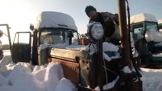 ДТ-75. Бульдозер 