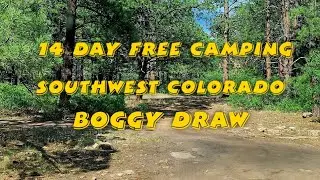 14 Day Free Camping Southwest Colorado Boggy Draw