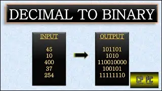 BlueJ | Input a number and convert it into BINARY number | Transistor World