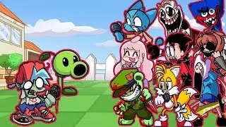 FNF | Bloom N Brainz But Everyone Sing It 🎵 Every Turn a Different Character Sings | FNF MOD