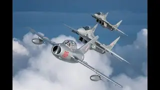 SB Lim-2 (MiG-15 UTI), MiG-29 UB and MiG-29 air-to-air photo shoot by hesja