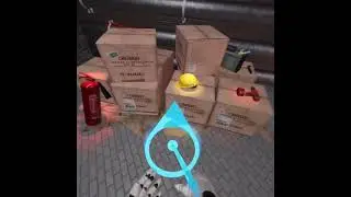 The first project created under VR at Unreal Engine 4 in February 2020