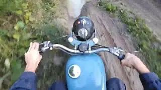 Иж 56 ЧУТЬ НЕ УПАЛ В ЛУЖУ