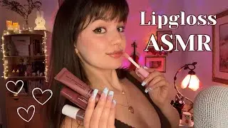 40 Minutes ASMR Wet/Dry Mouth Sounds, Lipgloss Application, Tapping, Hand Sounds, Long Nail Tapping