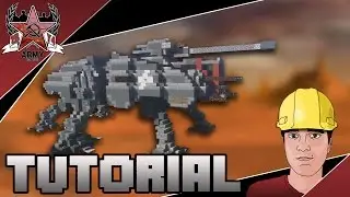 Minecraft: Star Wars All Terrain Tactical Enforcer (AT-TE) Combat Walker Tutorial