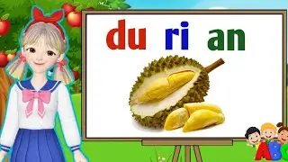 Belajar membaca tema buah-buahan || belajar membaca untuk anak tk dan paud