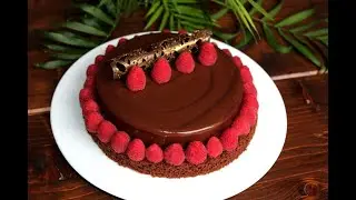 Gâteau chocolat-framboise