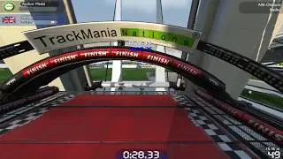 Trackmania A06 Obstacle |28.33| Author Medal