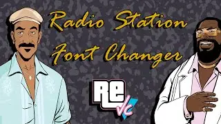 GTA ReVC Radio Station Font Changer
