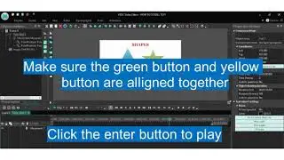 HOW TO SCROLL TEXT ON VSDC