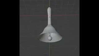 Modeling call bell in Blender 3D.