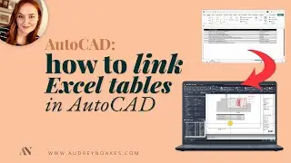 AutoCAD: How to link an Excel table in AutoCAD