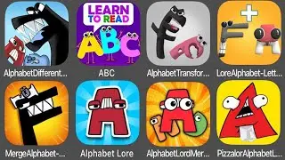 Piza Lore Alphabet , ABC Alphabet, Alphabet Lore ( A-Z ) Number ( 0-9 ) Alphabet Mege
